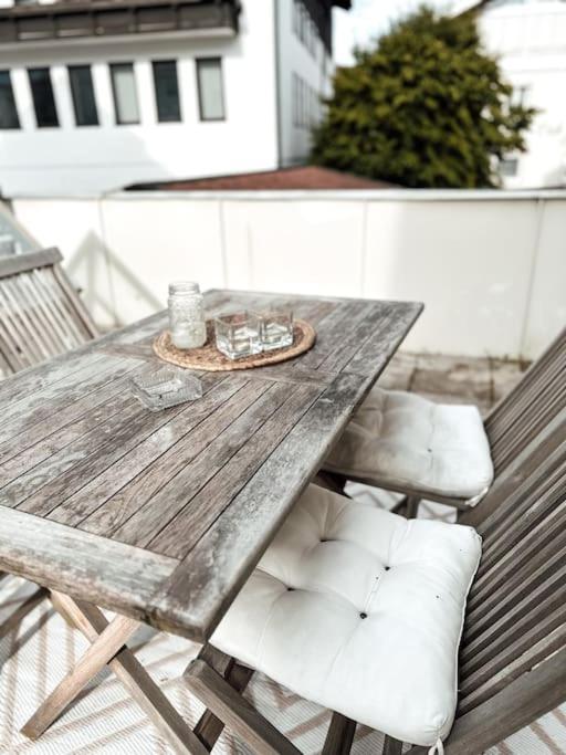 Zentrale Wohnung + Dachterrasse Sonthofen Exteriör bild