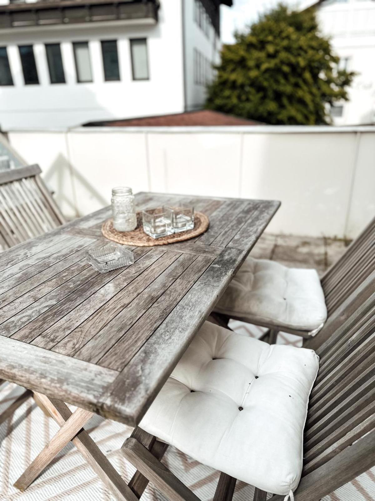 Zentrale Wohnung + Dachterrasse Sonthofen Exteriör bild